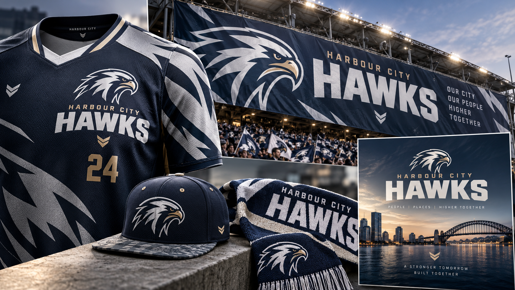 Sport branding mockup