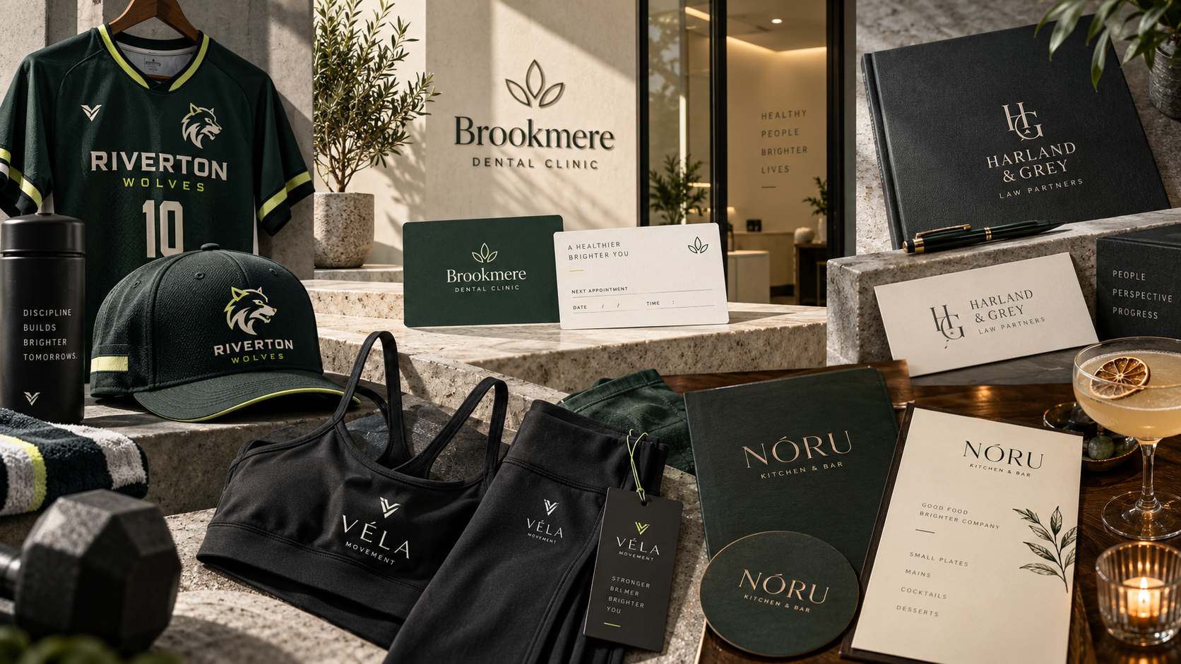 Premium branding montage