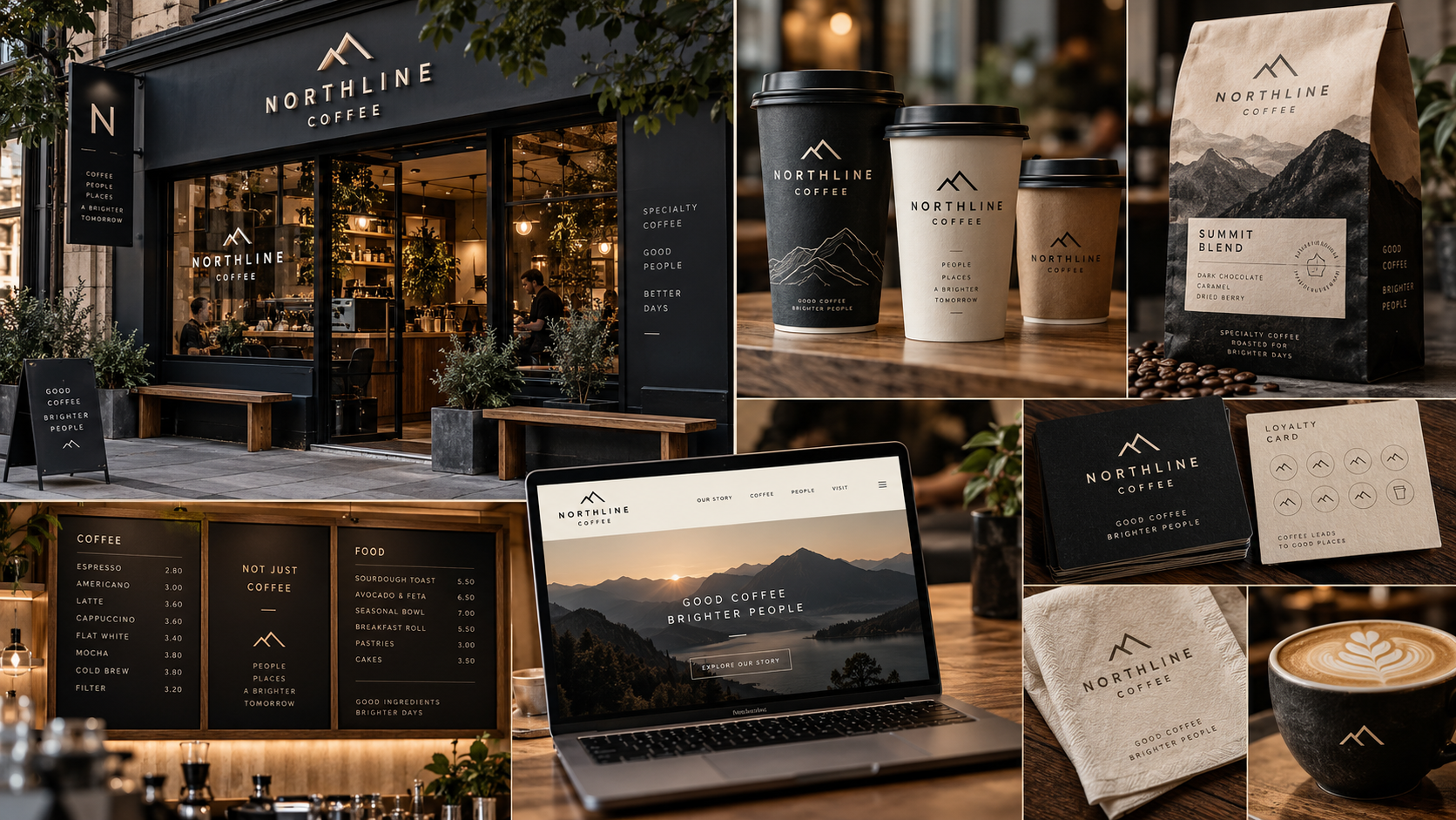 Coffee brand identity concept
